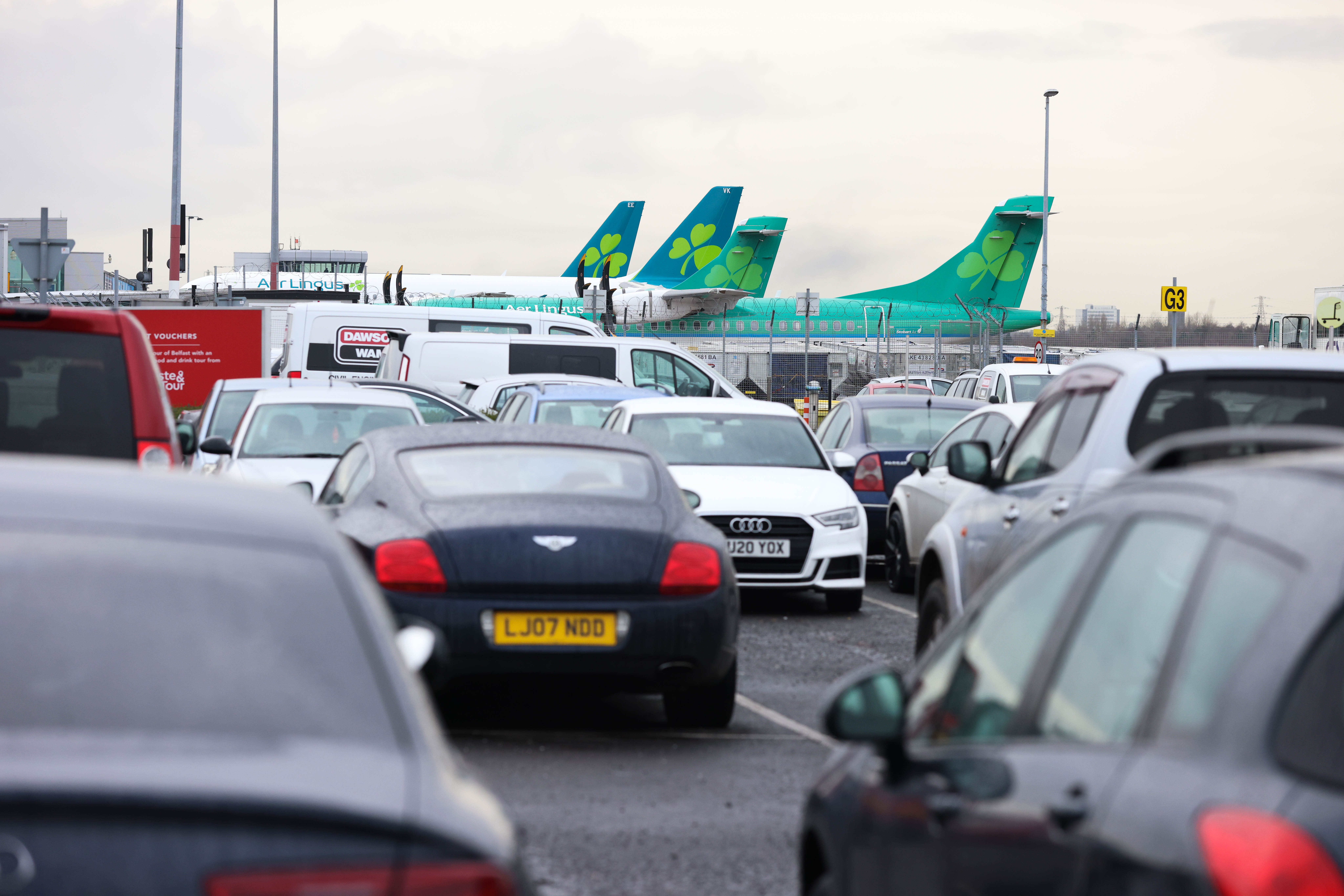Premier Car Park - Belfast City Airport, 1-2 minute walk from the terminal